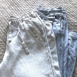 2 pairs of Women’s size Medium ( A&F and Champion) Sweatpants